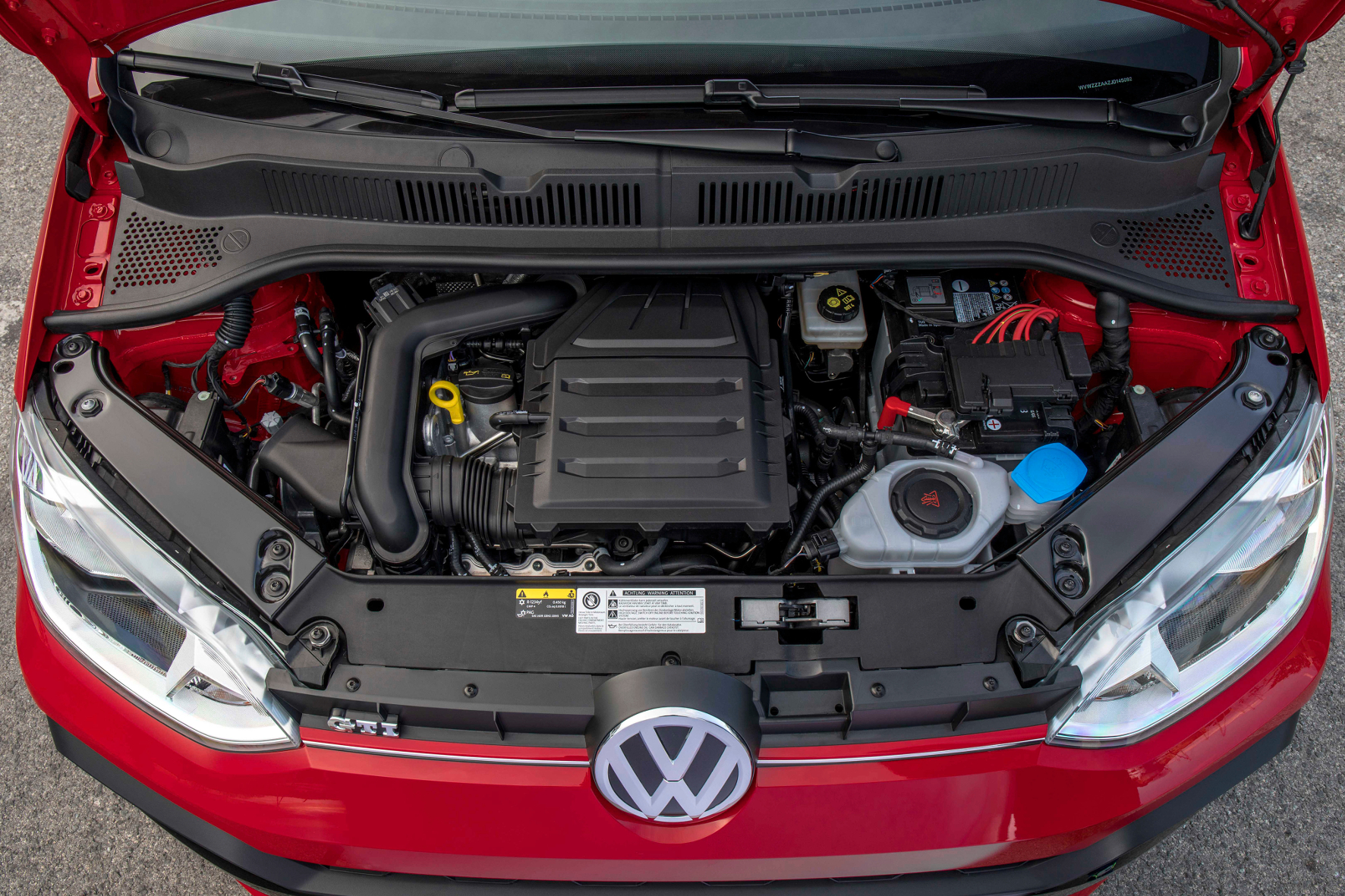 mid Groß-Gerau - Das Antriebsaggregat des VW Up GTI darf sich in seiner Klasse