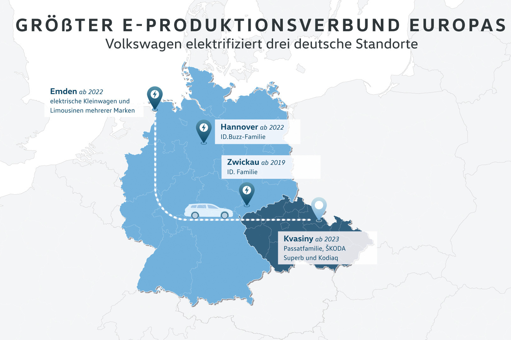 mid Groß-Gerau - Für die Elektromobilität baut Volkswagen seine Werke kräftig um. VW
