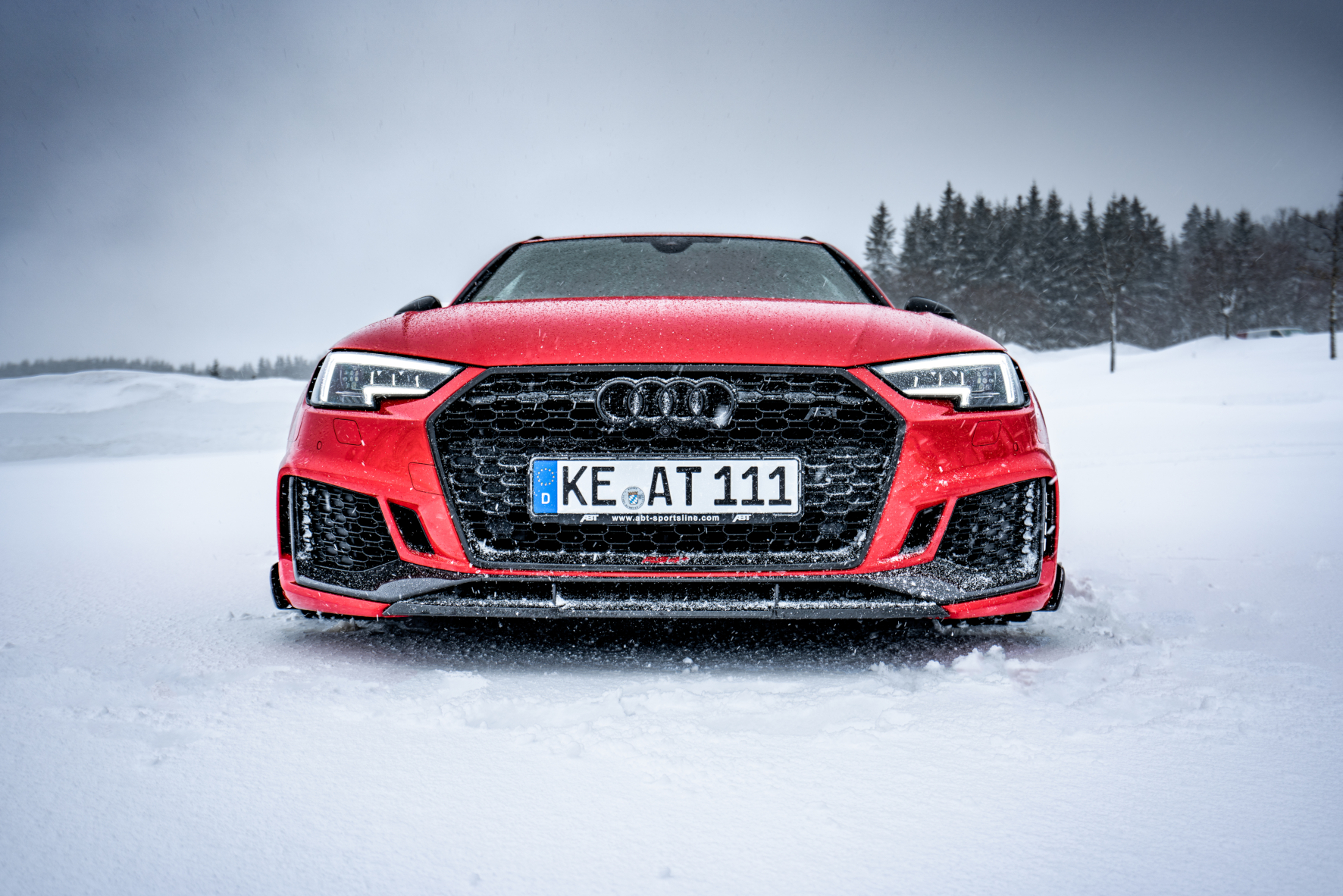 mid Groß-Gerau - Schnee-Fan: Dank diverser Modifikationen bringt der Abt RS4+ bis zu 530 PS an alle vier Räder. Abt Sportsline