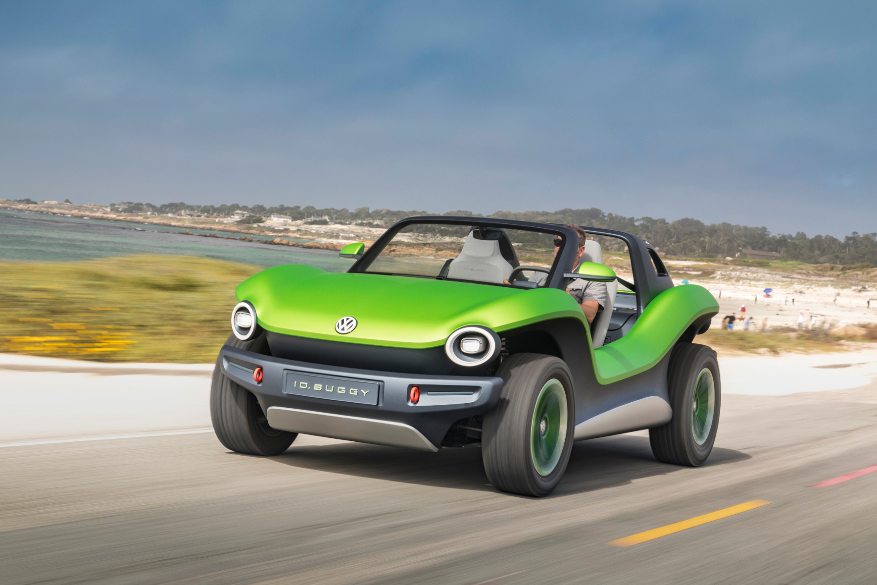 mid Groß-Gerau - Zeigt sich an der kalifornischen Küste: die Elektro-Studie ID- Buggy. VW