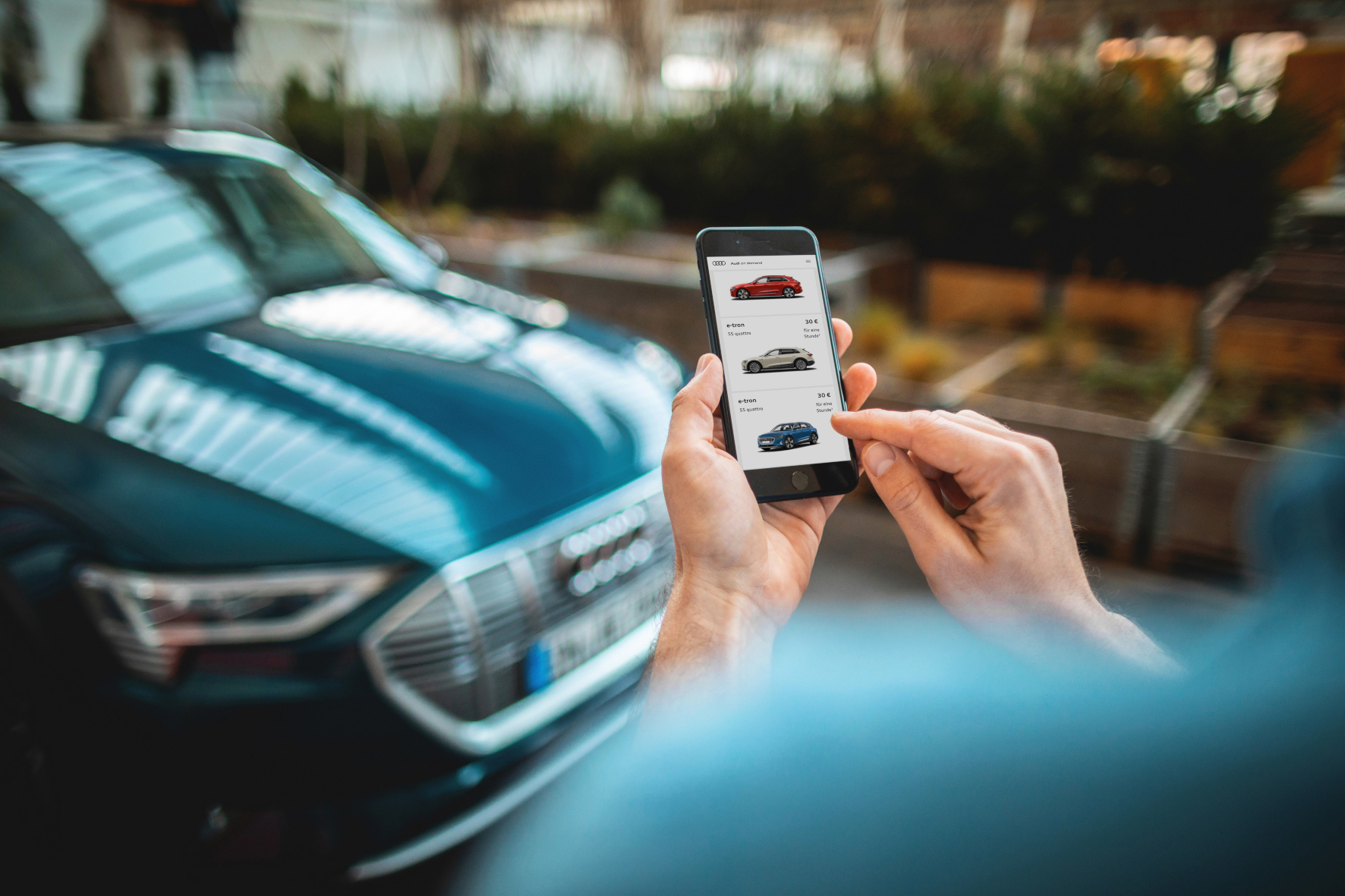 mid Groß-Gerau - Bis zum Jahresende 2019 können Kunden in Deutschland an 100 Standorten einen Audi auf Zeit per App ordern. Audi